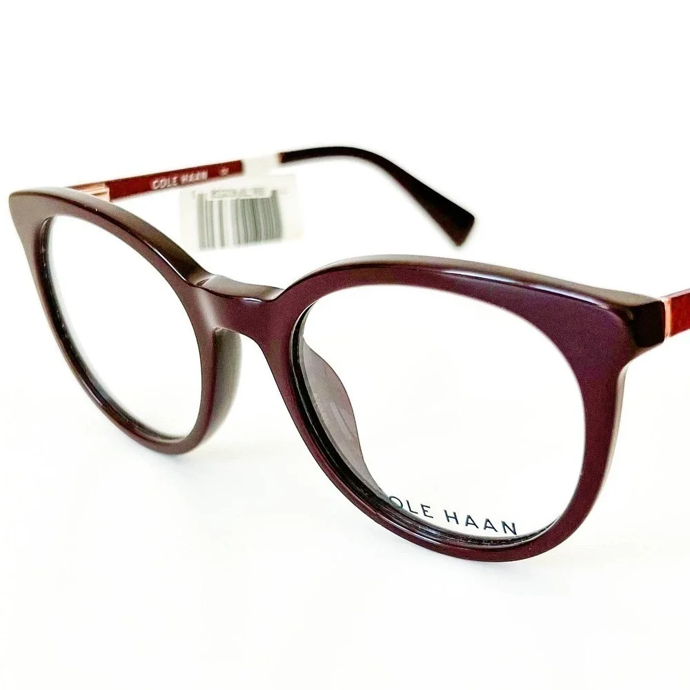 COLE HAAN Eyeglasses CH5002 (604) OXBLOOD New!